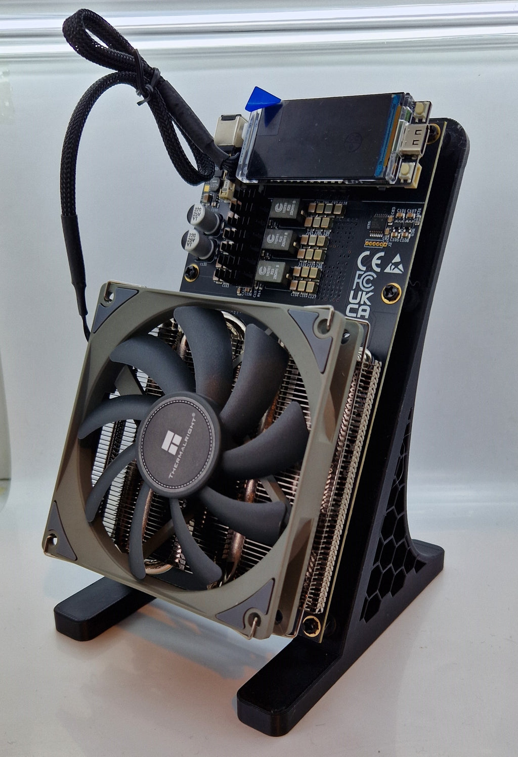 NerdQaxe++ Air 4.8T 75W BTC Miner 2.4G WiFi Bitcoin Asic Miner