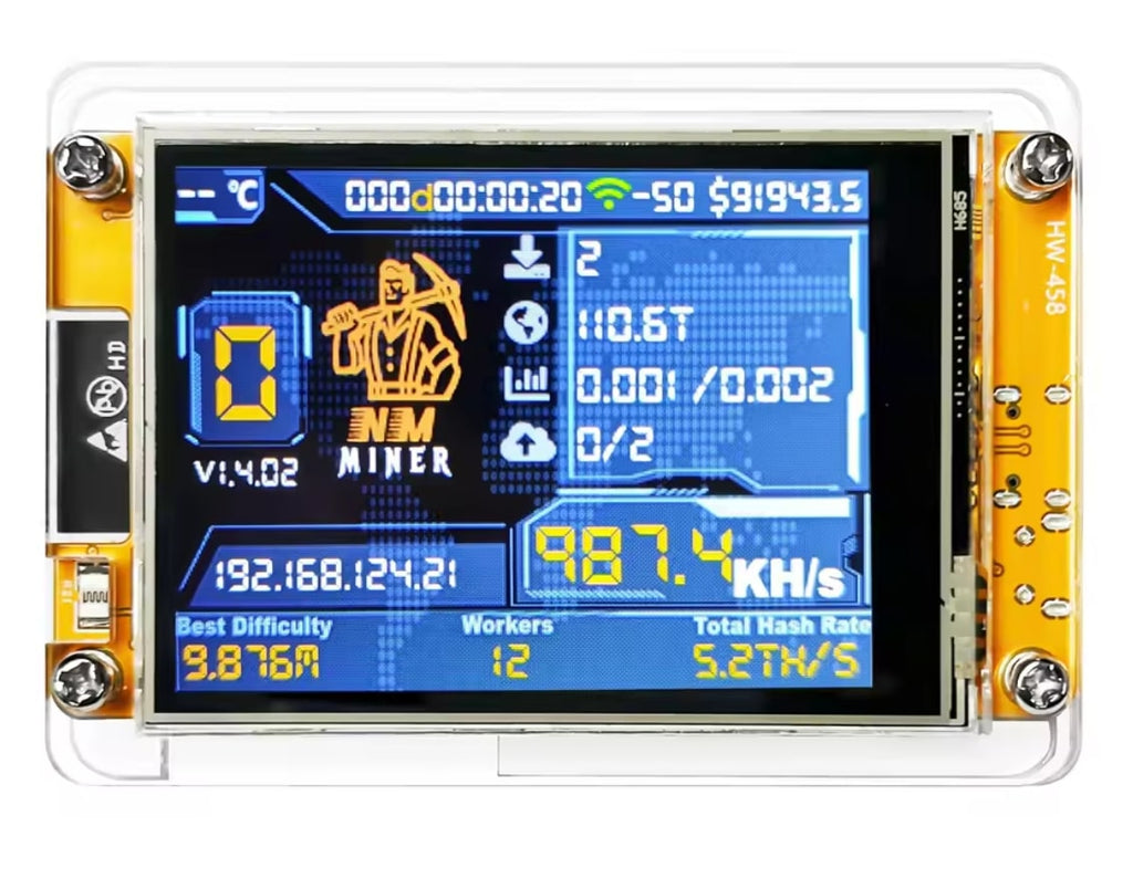 NMminer V2 1010 KH/s Solo / Lottery Bitcoin Miner