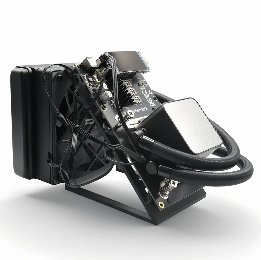 NerdQaxe++ Hydro 4.8T 75W BTC Miner 2.4G WiFi Bitcoin Asic Miner