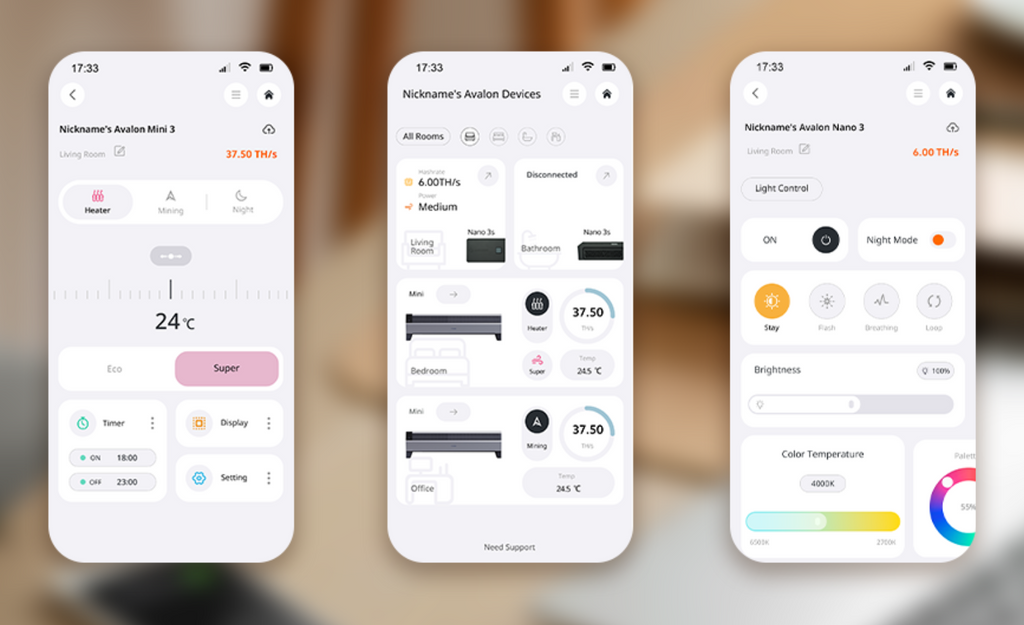 Canaan Avalon Nano 3S – 6 TH/s Hashrate, 140W Compact Home Bitcoin Miner